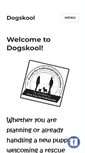 Mobile Screenshot of dogskool.co.uk